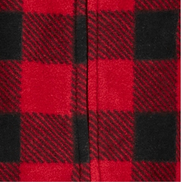 NWT Carter’s Baby Holiday Bear Zip-Up Fleece Sleep and Play Pajamas - Picture 3 of 16